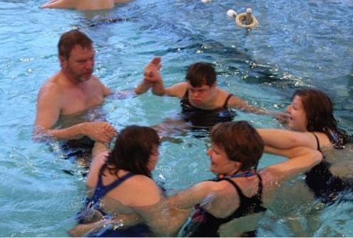 Schwimmunterricht in der Siegmund Crämer Förderschule